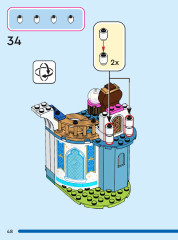 LEGO 43206 instructions page 48 – build guide