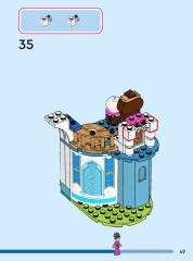 LEGO 43206 instructions page 49 – build guide