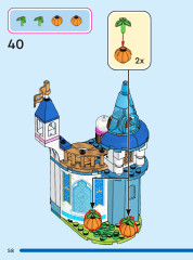 LEGO 43206 instructions page 58 – build guide
