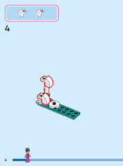 LEGO 43206 instructions page 8 – build guide