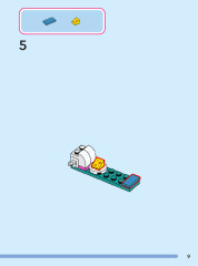 LEGO 43206 instructions page 9 – build guide