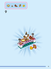 LEGO 43206 instructions page 11 – build guide