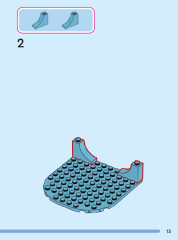 LEGO 43206 instructions page 13 – build guide