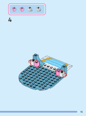 LEGO 43206 instructions page 15 – build guide