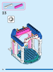 LEGO 43206 instructions page 34 – build guide