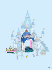 LEGO 43206 instructions page 55 – build guide