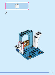 LEGO 43206 instructions page 11 – build guide