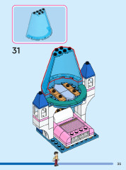 LEGO 43206 instructions page 35 – build guide