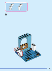 LEGO 43206 instructions page 9 – build guide