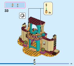 LEGO 43208 instructions page 43 – build guide