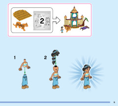 LEGO 43208 instructions page 5 – build guide