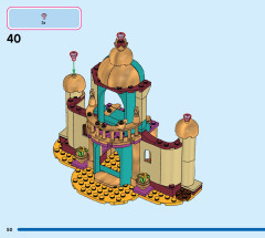 LEGO 43208 instructions page 50 – build guide