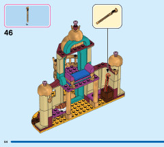 LEGO 43208 instructions page 54 – build guide