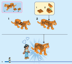 LEGO 43208 instructions page 6 – build guide