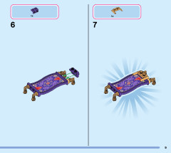 LEGO 43208 instructions page 9 – build guide