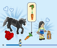 LEGO 43208 instructions page 10 – build guide