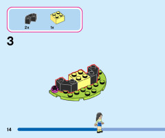 LEGO 43208 instructions page 14 – build guide