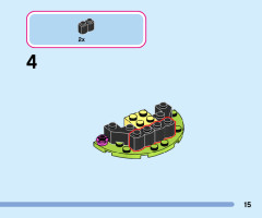 LEGO 43208 instructions page 15 – build guide