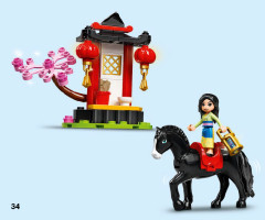 LEGO 43208 instructions page 34 – build guide