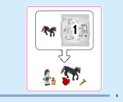 LEGO 43208 instructions page 5 – build guide