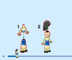 LEGO 43208 instructions page 6 – build guide