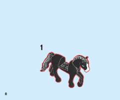 LEGO 43208 instructions page 8 – build guide