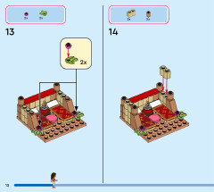 LEGO 43210 instructions page 12 – build guide