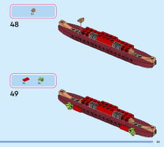 LEGO 43210 instructions page 33 – build guide