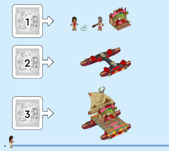LEGO 43210 instructions page 4 – build guide