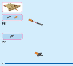 LEGO 43210 instructions page 70 – build guide
