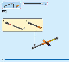 LEGO 43210 instructions page 72 – build guide