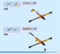 LEGO 43210 instructions page 73 – build guide