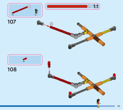 LEGO 43210 instructions page 75 – build guide