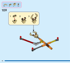 LEGO 43210 instructions page 76 – build guide
