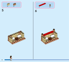 LEGO 43210 instructions page 8 – build guide