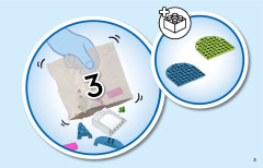 LEGO 43211 instructions page 3 – build guide