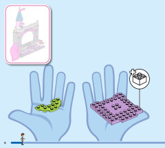 LEGO 43211 instructions page 8 – build guide