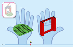 LEGO 43212 instructions page 8 – build guide