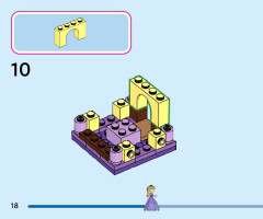LEGO 43214 instructions page 18 – build guide