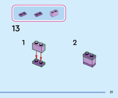 LEGO 43214 instructions page 21 – build guide