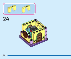 LEGO 43214 instructions page 34 – build guide