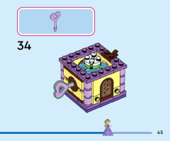 LEGO 43214 instructions page 45 – build guide