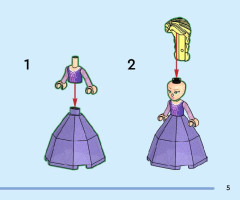 LEGO 43214 instructions page 5 – build guide