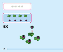 LEGO 43214 instructions page 50 – build guide