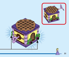 LEGO 43214 instructions page 51 – build guide