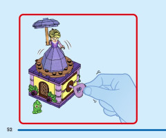 LEGO 43214 instructions page 52 – build guide