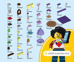 LEGO 43214 instructions page 55 – build guide