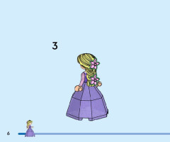 LEGO 43214 instructions page 6 – build guide