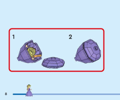 LEGO 43214 instructions page 8 – build guide