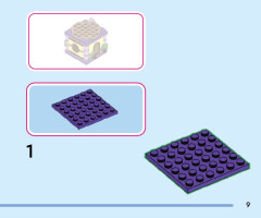 LEGO 43214 instructions page 9 – build guide
